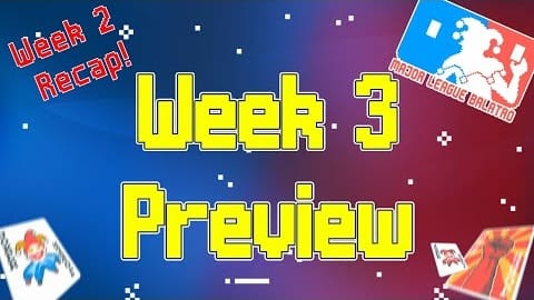 Week 2 Recap & Week 3 Preview